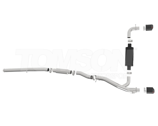 Układ wydechowy cat back aFe Power 49-33103-C Ford Focus RS Mk3 2.3 EcoBoost