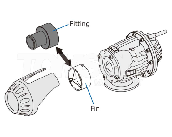HKS 71002-AK004 return nipple for Super SQV 4 (SSQV 4) and Super SQV Racing blow off valves (29 mm)