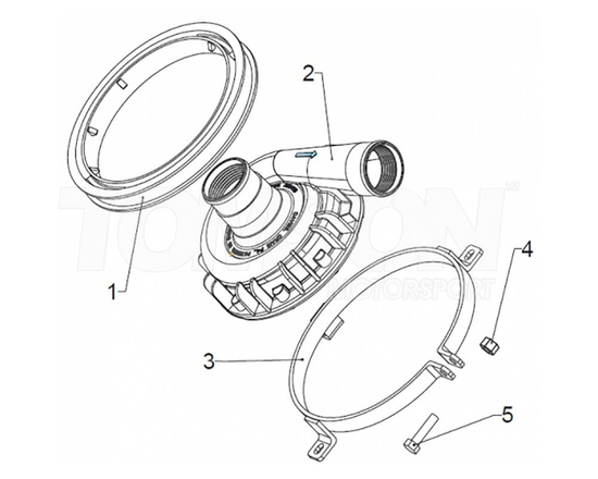 Davies Craig 8700 electric water pump mounting bracket kit for EWP115, EWP130, EWP150 pumps