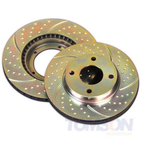 EBC GD853 brake discs Turbo Groove SAAB 9-3 2.0 Turbo Areo 2002> (rear)
