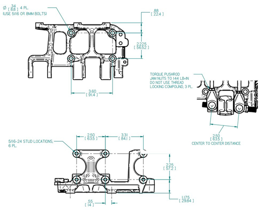 Pedały Tilton 72-603 seria 600 montowane na podłodze na 3 pompy