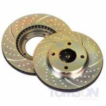 EBC GD601 brake discs Turbo Groove AUDI A6 -1994, VW Passat 1.8 T 1997- (rear)