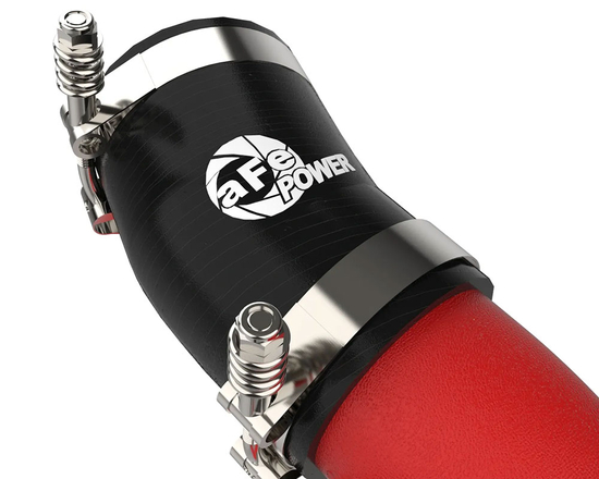Orurowanie intercoolera AFE Power 46-20509-R BladeRunner 3" (Aluminum Cold Charge Pipe) strona zimna Kia Stinger GT 3.3 V6 (Lambda II RS T-GDi, G6DP) (czerwone)