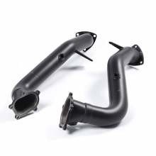 Milltek Sport MSAU663 Large Bore 76mm downpipe Audi RS7 (left)