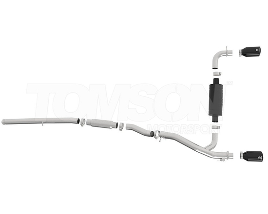 Układ wydechowy cat back aFe Power 49-33103-B Ford Focus RS Mk3 2.3 EcoBoost