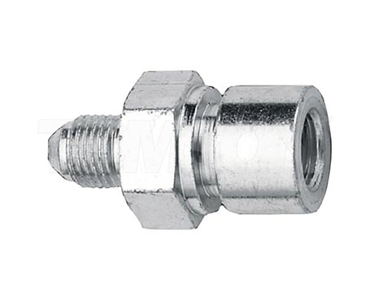 Fragola 650202 adapter straight AN-3 to M10x1 steel