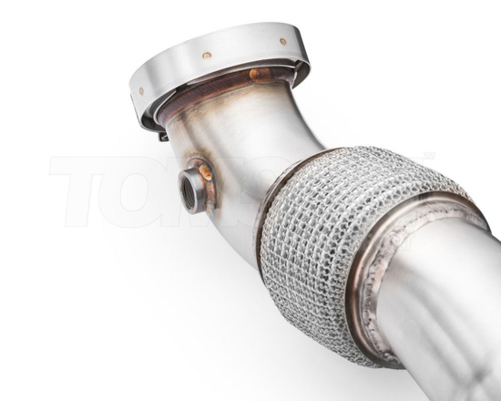 Downpipe RM Motors 931102+931103S bez katalizatora z łącznikiem wydechu z tłumikiem Toyota GR Yaris (Gen 1) (GXPA16) 1.6 G16E-GTS