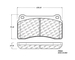 Stoptech 309.13830 Sport compound brake pads Nissan GTR R35 (rear)