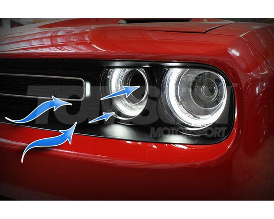 aFe Power 54-72203-S Dynamic Air Scoop (D.A.S.) Dodge Challenger 2008- (3rd gen) 3.6 V6 (black)