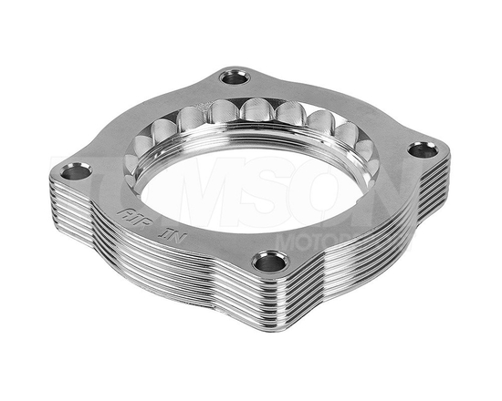 aFe Power 46-31002 Silver Bullet throttle body spacer BMW Series 135i (E82, E88), Series 335i (E90, E91, E92, E93), Series 535i (E60) 3.0 N54