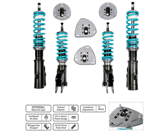 Zawieszenie gwintowane Nitron NTCBM023R1+FAL NTR-R1 BMW M2 (F87) (wersja z podnoszeniem przedniej osi, 25mm)