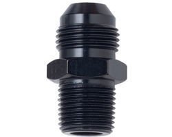 Nypel złączka Fragola 481608-BL AN-8 do 3/8" NPT aluminiowa czarna