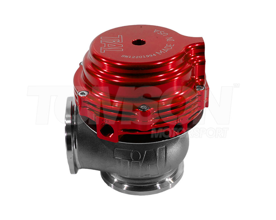 Zawór upustowy spalin (wastegate) Tial MVR 44 mm ze sprężynami i obejmami (czerwony)