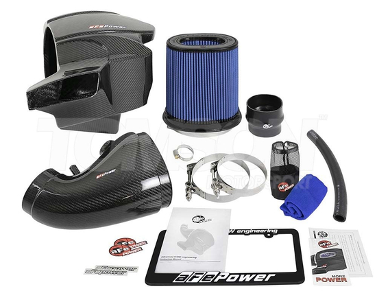 Karbonowy układ dolotowy aFe Power 58-10001R Black Series Carbon Fiber Pro 5R Jeep Grand Cherokee SRT-8 6.4 HEMI 2012- (WK2), Dodge Durango SRT-8 6.4 HEMI 2018-