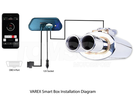 XFORCE VKSB01 smart bluetooth exhaust controller for VAREX mufflers