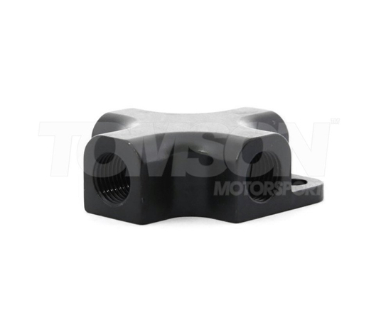 Goodridge 2206-31D 4-way tee adapter fitting M10x1 (aluminium black)