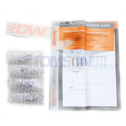 Deatschwerks 02J-00-1100-4 Fuel Injectors Subaru Impreza STi 2004-2006 Side Feed 1100cc