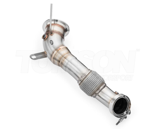 Downpipe RM Motors 931102+931103S bez katalizatora z łącznikiem wydechu z tłumikiem Toyota GR Yaris (Gen 1) (GXPA16) 1.6 G16E-GTS
