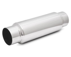 Vibrant Performance 17930 Bottle Style resonator (inlet 2.5" / outlet 2.5" / body lenght 14" / body outer diameter 5" / overall lenght 18")