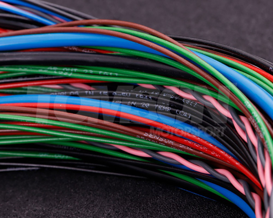 MaxxECU 1467 flying lead wiring harness for MaxxECU PRO ecus connector 4 (extra in/out, CAN 2, KNOCK)