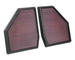 K&N 33-3128 high flow replacement panel air filters BMW M5, M5 Competition, M5 CS (F90), M5 (G90), Series 7 760i (G70), M8, M8 Competition (G14, G15, G16, F91, F92, F93) 4.4 S68B44