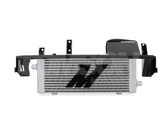 Mishimoto MMOC-RS-16TSL oil cooler kit with thermostat Ford Focus RS Mk3 2.3 EcoBoost (silver)