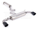 Milltek Sport SSXTY201 resonated cat back exhaust Toyota GR Yaris (Gen 2) (GXPA16) 1.6 G16E-GTS (cerakote tips)