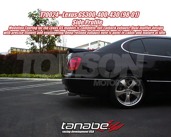 Układ wydechowy cat back Tanabe T70024R Revel Medallion Touring-S Lexus GS300, GS400/430 1998-2005