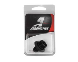 Aluminiowy nypel (złączka) Aeromotive 15607 ORB-8 z oringiem do AN-8 (czarny)