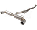 XFORCE ETTY21CS titanium cat back exhaust Toyota GR Yaris (Gen 1) (GXPA16) 1.6 G16E-GTS (polished tips)
