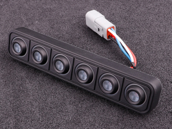 MaxxECU 2441 CAN keypad (6 keys) multi color LED RGD single-line