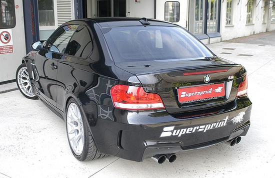 Supersprint układ wydechowy cat back bez katalizatorów BMW 1M E82 2011-