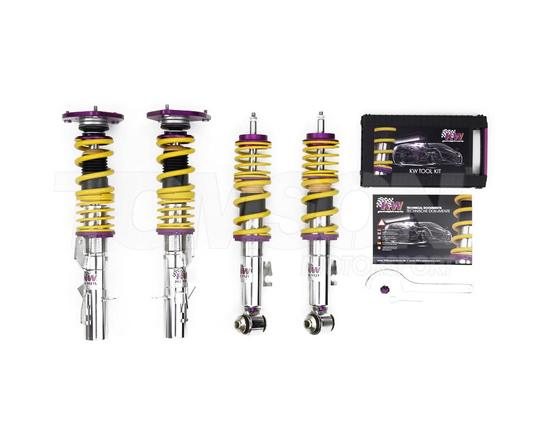 KW 35290831 Clubsport 2-way coilover kit with top mounts Renault Megane III RS