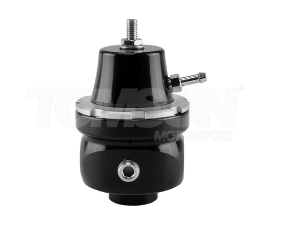 Turbosmart TS-0404-1022 FPR6 universal adjustable fuel pressure regulator inlet 2x AN-6 ORB, return 1x AN-6 ORB (2.42 - 5.56 bar) (black)