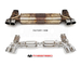 Układ wydechowy Fabspeed Motorsport Valvetronic Supersport X-Pipe ze sportowymi katalizatorami i zaworami Porsche 911 Turbo/Turbo S (991.2) (polerowane końcówki)