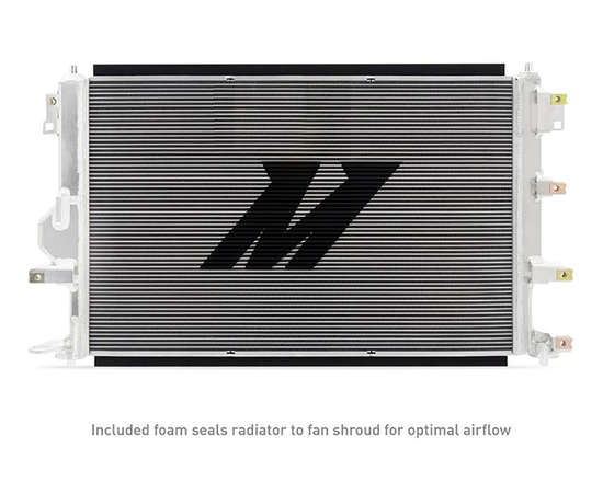 Mishimoto MMRAD-GRC-23 aluminum racing radiator Toyota GR Yaris (Gen 1, Gen 2) (GXPA16), GR Corolla (GZEA14) 1.6 G16E-GTS