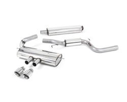 Milltek Sport SSXFD094 resonated cat back exhaust Ford Focus ST Mk3 2.0 EcoBoost (polished tips)
