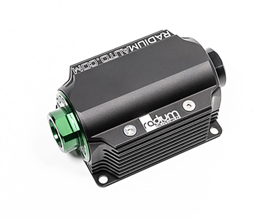 Radium Engineering 20-0221 billet aluminum clamp (bracket) with heat exchanger (radiator) for fuel filter dia. 60mm