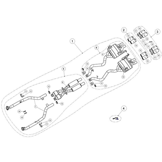 Układ wydechowy cat back Akrapovic Evolution ME-BM/T/2 BMW M3 E92, E93