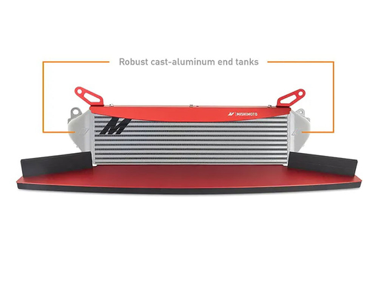 Mishimoto MMINT-GRC-23SL intercooler Toyota GR Corolla (GZEA14) 1.6 G16E-GTS (silver)