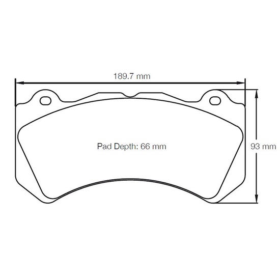 Klocki hamulcowe do tarcz ceramicznych Pagid RSC E8081 mieszanka RSC1 Nissan GT-R R35, Audi RS6 C6, Mercedes C63 AMG, CLK63 AMG, Aston Maritn Vantage (przód)