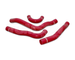 Mishimoto MMHOSE-EVO-10RD silicone radiator hose kit Mitsubishi Lancer Evo X 4B11T (red)