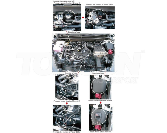 Moduł HKS 42018-AT018 Power Editor do zmiany ciśnienia doładowania Toyota GR Yaris (Gen 1) (GXPA16) 1.6 G16E-GTS