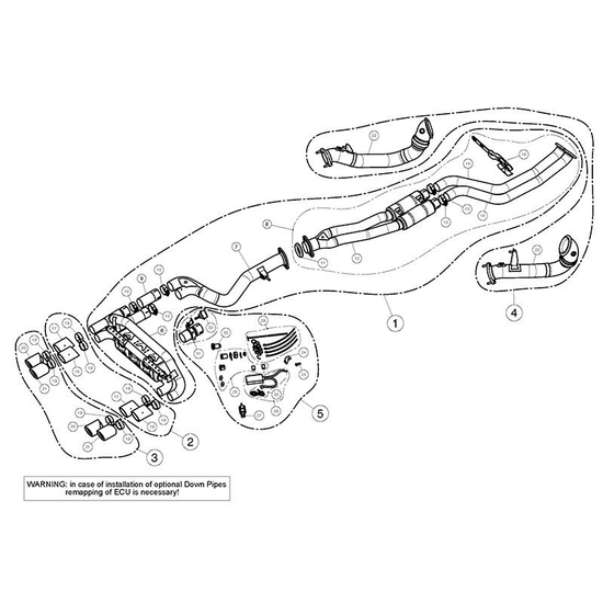 Akrapovic Cat back Exhaust Evolution ME-BM/T/3 BMW 1M Coupe E82