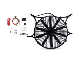 Mishimoto MMFS-E46-99NPT performance aluminium fan shroud kit with adjustable controller with 1/8" NPT sensor BMW E46 323i, 325i, 328i, 330i 1999-2006