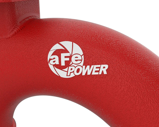 AFE Power 46-20508-R BladeRunner 2.5" to 2.75" aluminum hot charge pipe Kia Stinger GT 3.3 V6 (Lambda II RS T-GDi, G6DP) (red)