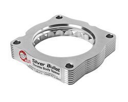 aFe Power 46-31007 Silver Bullet throttle body spacer BMW Series 135i / M135i (E82, E88, F20, F21), Series M235i (F22), Series 335i (E90, E91, E92, E93, F30, F31), Series 435i (F32, F33, F36) 3.0 N55