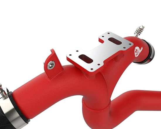 AFE Power 46-20508-R BladeRunner 2.5" to 2.75" aluminum hot charge pipe Kia Stinger GT 3.3 V6 (Lambda II RS T-GDi, G6DP) (red)