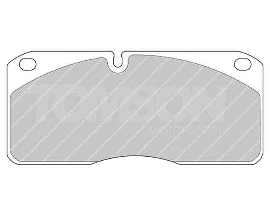 Klocki hamulcowe Ferodo FRP3027H DS2500 do zacisków Alcon PNF0084X222 i AP Racing CP8310