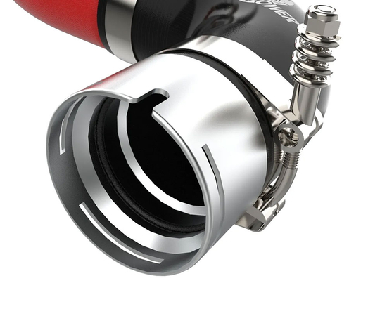 AFE Power 46-20508-R BladeRunner 2.5" to 2.75" aluminum hot charge pipe Kia Stinger GT 3.3 V6 (Lambda II RS T-GDi, G6DP) (red)